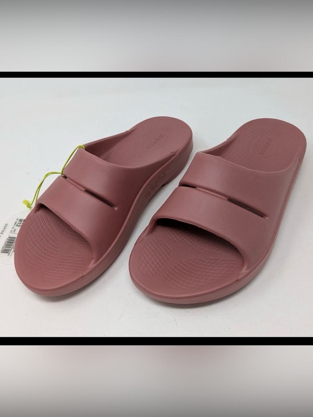 OOFOS OOahh Unisex Slide Spiced Chai US Men's 10 Women's 12 Comfort Sandals -NEW